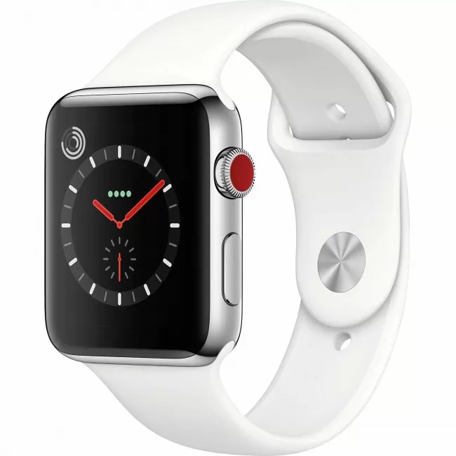 Apple Watch Series 3 GPS Cellular 38mm Stainless Steel Case [Like New]